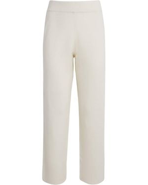 FALKE Cashmere Straight Pants - White