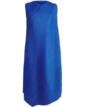Pleats Please Issey Miyake A-Line Swing Top - Blue