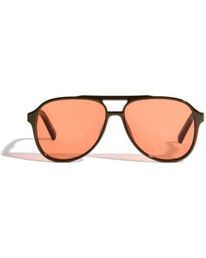 Le Specs Tragic Magic Aviator Sunglasses - Brown