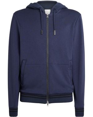 Bogner Zip-Up Forest Hoodie - Blue
