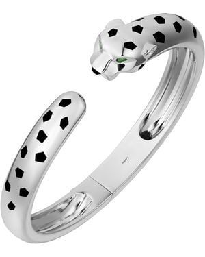 Cartier Medium, Tsavorite Garnet And Onyx Panthère De Bracelet - Metallic