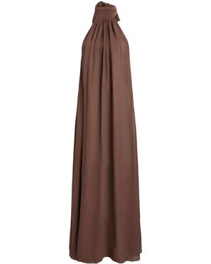Away That Day Menorca Maxi Dress - Brown