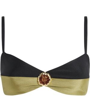 PATBO Gemstone-Detail Balconette Bikini Top - Multicolour