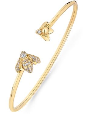 Chaumet And Diamond Bee De Bangle - Metallic