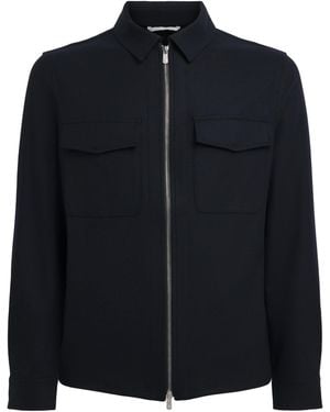 Marco Pescarolo Cashmere 2-Way Zip Jacket - Black