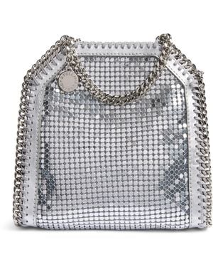 Stella McCartney Mini Chainmail Falabella Tote Bag - Grey