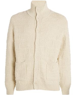 Jonathan Simkhai Cotton Textured Cardigan - Natural