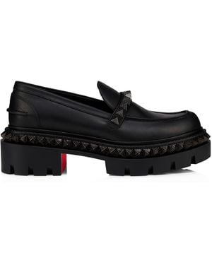 Christian Louboutin St Roch Pyraclou Loafers - Black