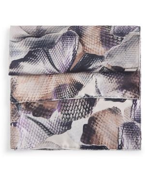 Agnona Silk Floral Scarf - Multicolor