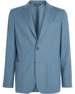 Colombo Cashmere Robert Blazer - Blue