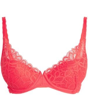 Wacoal Lace Raffine Plunge Bra - Pink