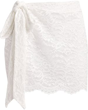 Away That Day Lace Flores Pareo - White