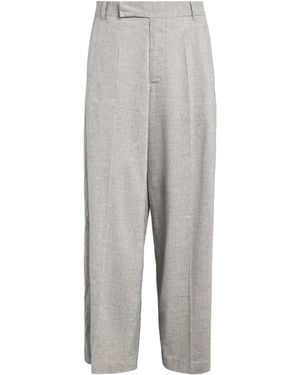 Won Hundred Linen-Blend Eron Tailored Trousers - Grey