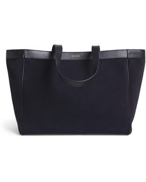 Anine Bing Medium Suede Rio Tote Bag - Blue