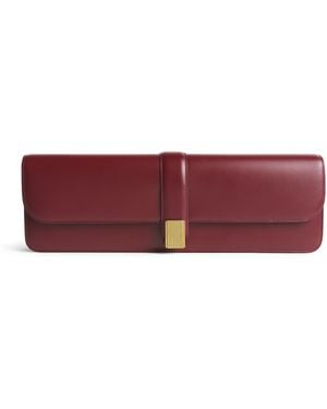 KHAITE Long Leather Blake Clutch Bag - Red