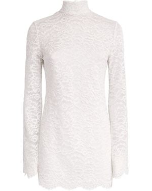 Away That Day Lace Pantelleria Mini Dress - White