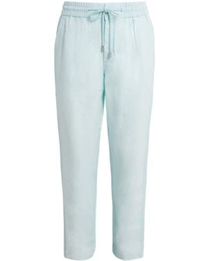Vilebrequin Linen Drawstring Parc Trousers - Blue