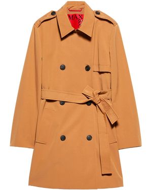 MAX&Co. Double-Breasted Trench Coat - Brown