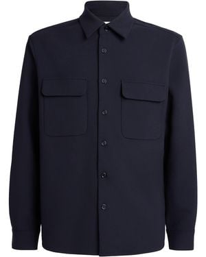 Sandro Straight-Fit Shirt - Blue