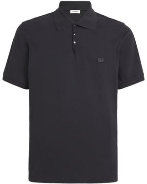 Sandro Cotton Logo Polo Shirt - Black