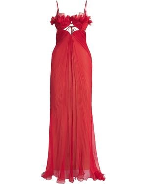 Maria Lucia Hohan Cut-Out Ariadne Gown - Red
