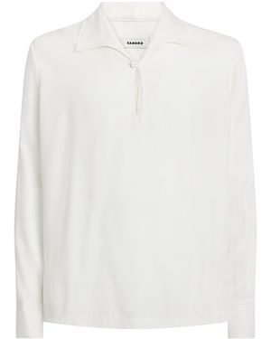 Sandro Tunic-Effect Shirt - White