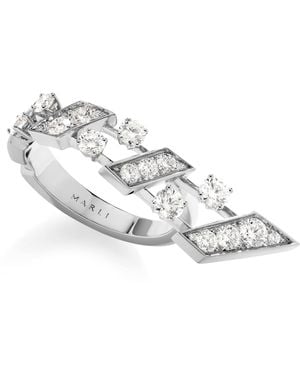 Marli New York And Diamond Fifth Avenue Ring - White