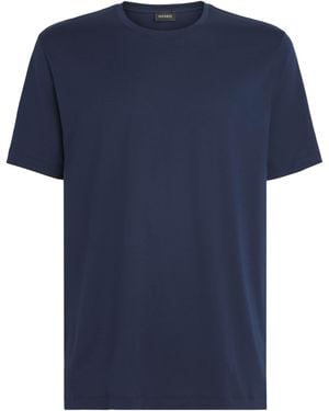 Hanro Cotton Night & Day T-Shirt - Blue