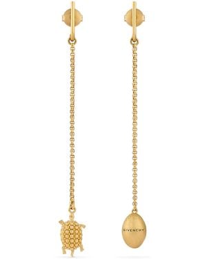 Givenchy Lucky Charms Asymmetric Earrings - Metallic