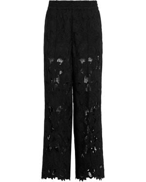 AllSaints Charli Embroidered Trousers - Black