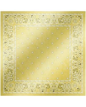 Weekend by Maxmara Silk Twill Printed Scarf - Yellow
