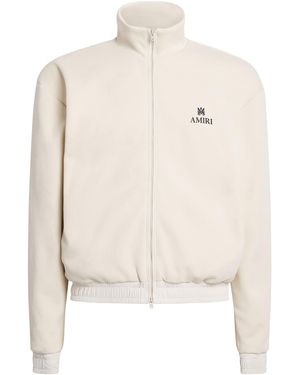 Amiri Cotton-Blend Lounge Track Jacket - White
