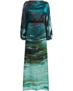 ROKSANDA Silk Raziya Maxi Dress - Green