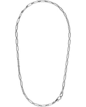 Annoushka Knuckle Classic Link Chain Necklace - Metallic