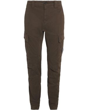 C.P. Company Stretch-Cotton Sateen Cargo Trousers - Grey