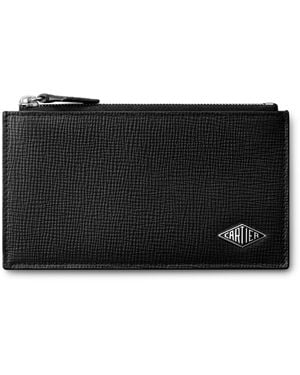 Cartier Leather Losange Card Holder - Black