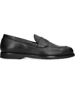 Harry's Of London Leather Beck Loafers - Black