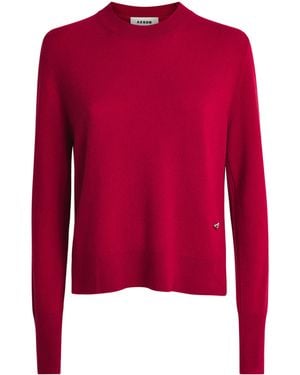 Aeron Wool-Cashmere Crew-Neck Jumper - Red
