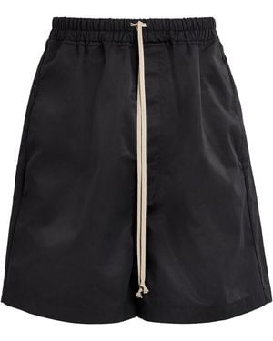 Rick Owens Faun Drawstring Shorts - Black