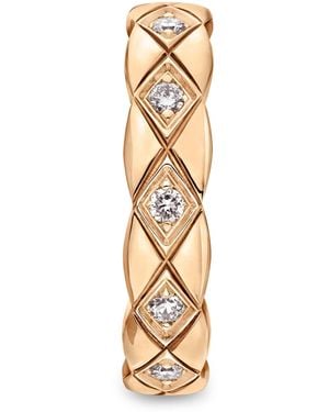 CHANEL And Diamond Coco Crush Single Earring - Metallic