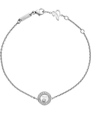 Chopard And Diamond Happy Diamonds Icons Pavé Bracelet - Metallic