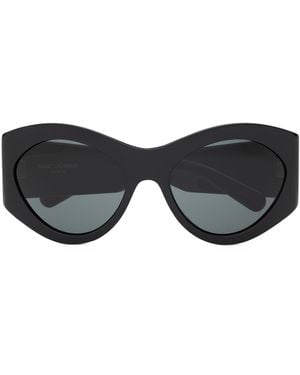 Saint Laurent Acetate Butterfly Sunglasses - Black