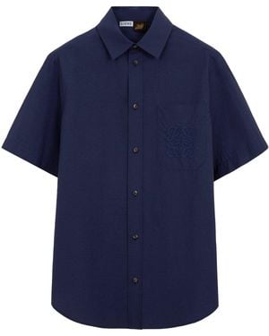 Loewe X Paula's Ibiza Anagram Shirt - Blue