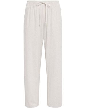 Skims Cotton Relaxed Sweatpants - White