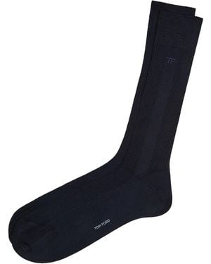 Tom Ford Cotton Socks - Blue