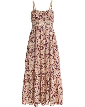 Ulla Johnson Floral Nadine Midi Dress - Multicolour