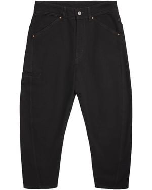 Lemaire Twisted Workwear Barrel Jeans - Black