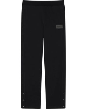 Givenchy Straight Press-Stud Sweatpants - Black