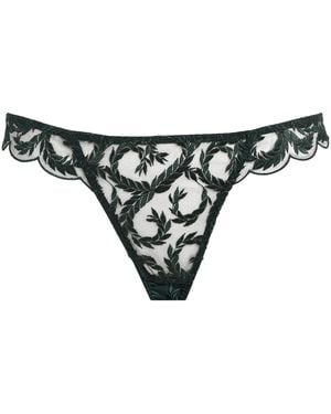 Coco De Mer Lace Arletta Brazilian Briefs - Black