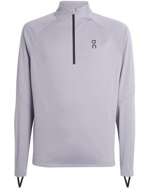 On Shoes Climate Quarter-Zip Top - Blue